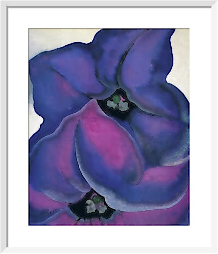 Purple Petunias, 1925 by Georgia O'Keeffe