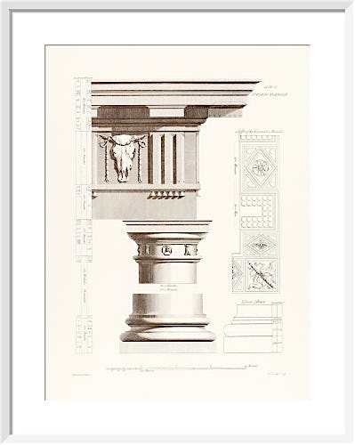 Orders of Architecture: The Doric Order by Sir William Chambers