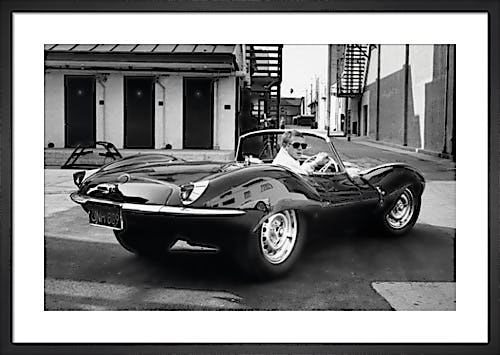 Steve McQueen - Jaguar by John Dominis