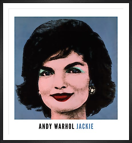 Jackie, 1964 (on blue) by Andy Warhol