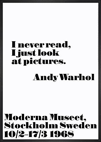 I never read by Andy Warhol