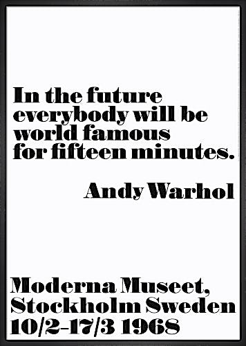 In the future by Andy Warhol