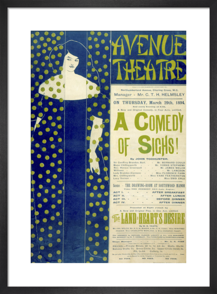 Comedy of Sighs and The Land of Hearts Desire, 1894