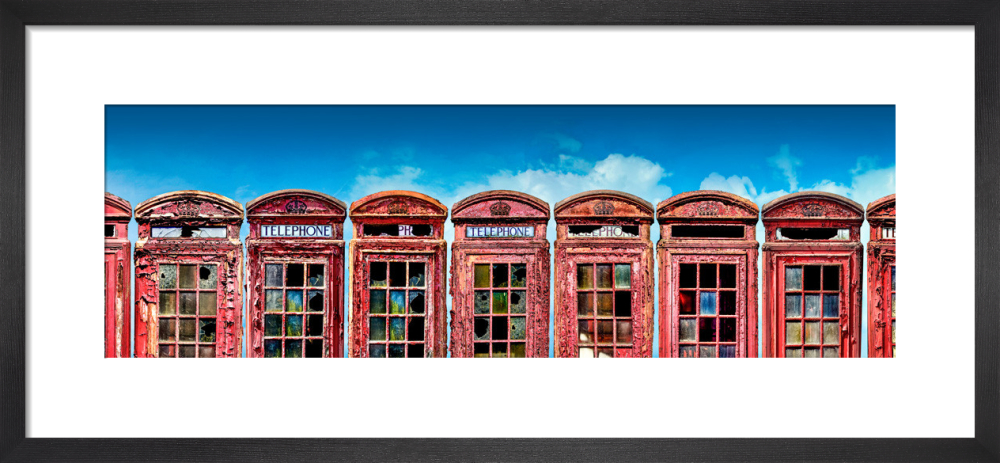 Rusted Red Phone Boxes