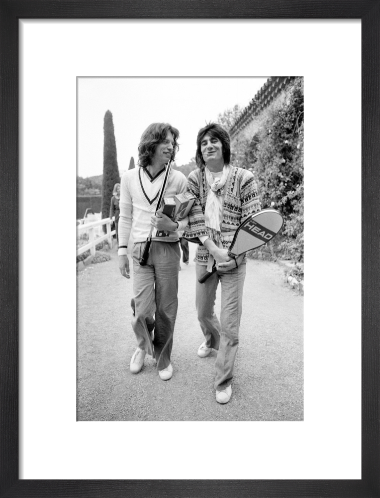Mick Jagger and Ronnie Wood 1976