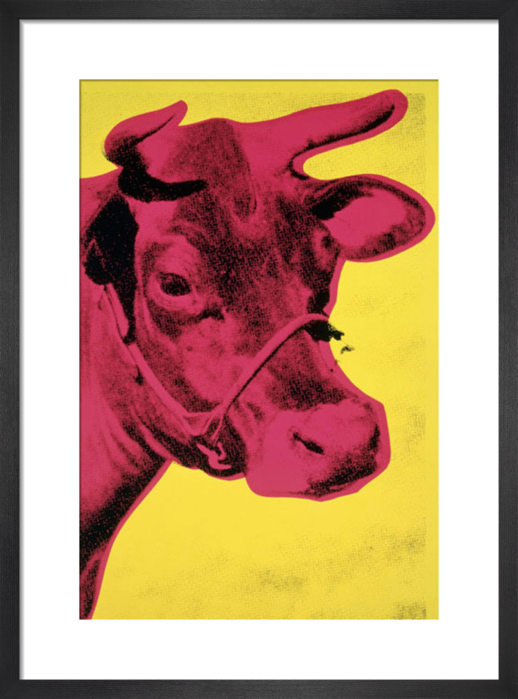 Cow, 1966 (yellow & pink)