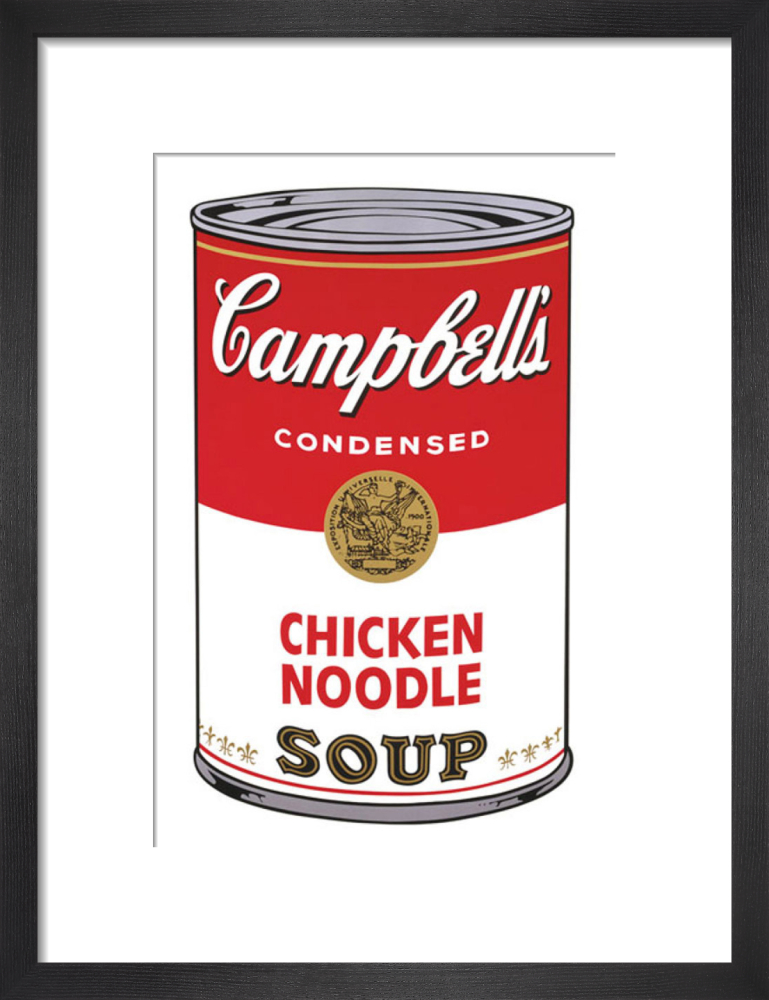 Campbell's Soup I, 1968 (chicken noodle)