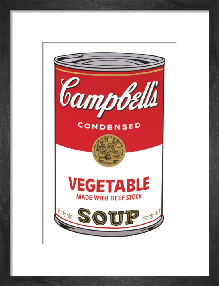 Campbell's Soup I, 1968 (vegetable) Poster by Andy Warhol