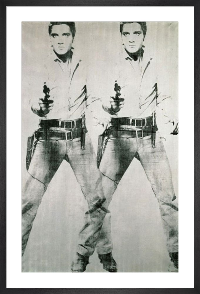 ウォーホル Two Elvis (1963)（エルビスプレスリー) ポスター