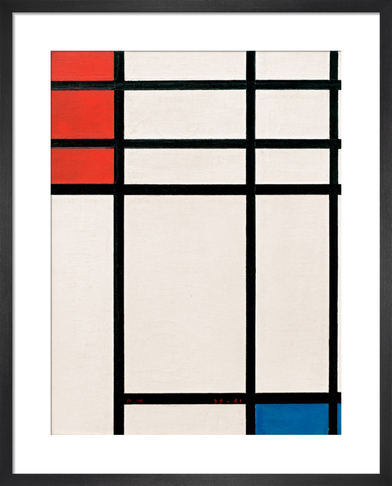 Composition in Red, Blue and White, 1939-41
