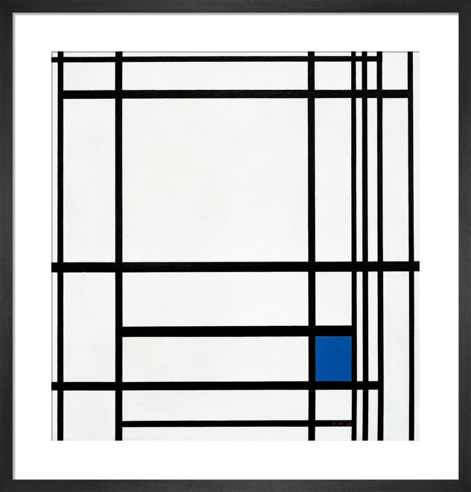 Composition of Lines and Colour III; Composition with Blue, 1937