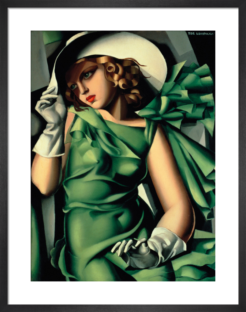 Young Lady with Gloves (Girl in a Green Dress)