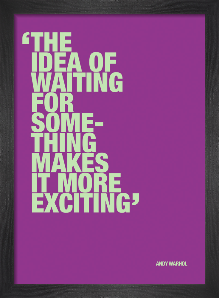 Waiting for something