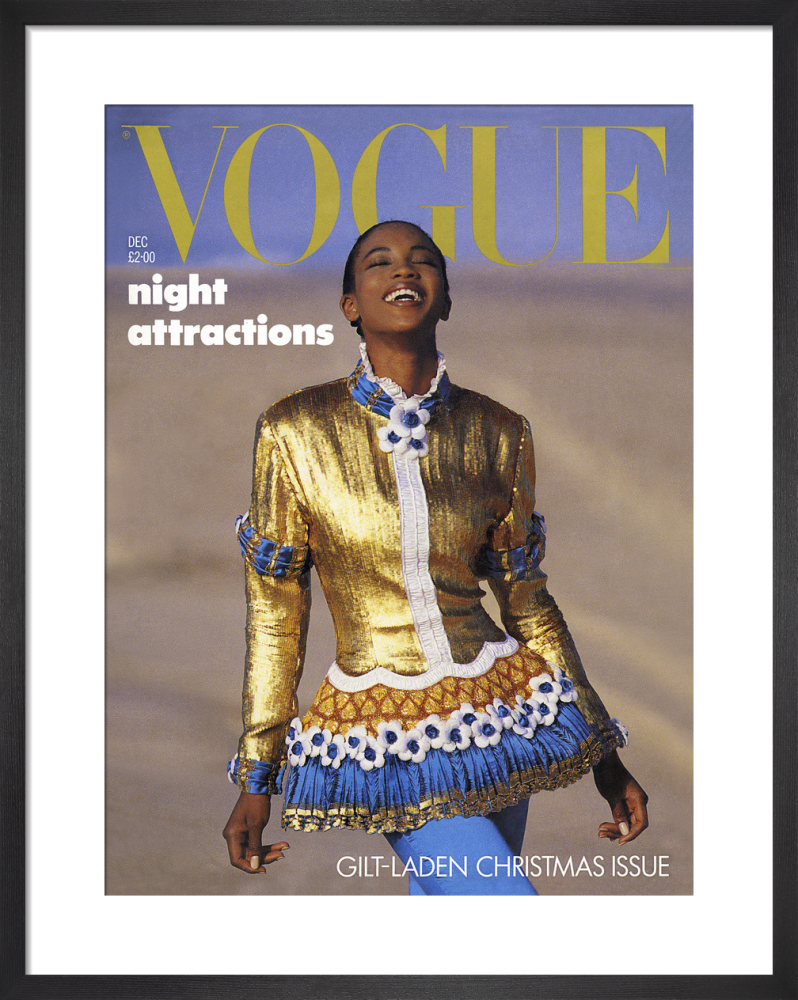 Naomi Campbell, Vogue December 1987