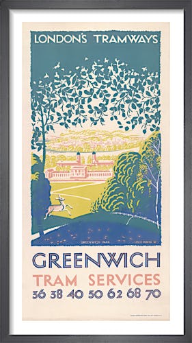 Greenwich Tram Services by Leslie Porter
