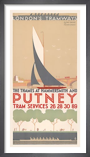 The Thames At Hammersmith And Putney by Ralph & Brown Studios