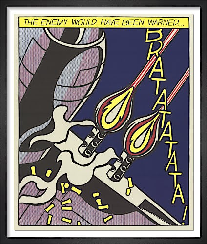 The Enemy Would Have Been Warned (Panel 2) (1964) by Roy Lichtenstein