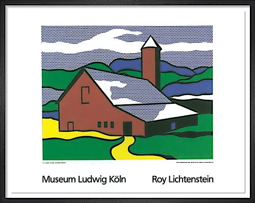 Red Barn II 1969 by Roy Lichtenstein