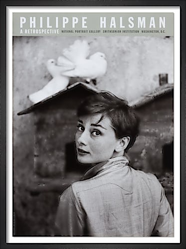 Audrey Hepburn, 1955 by Philippe Halsman