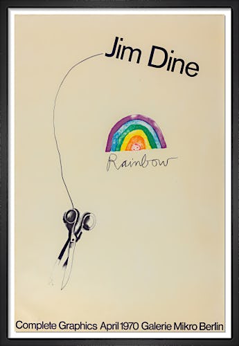 Rainbow Scissors 1969 (Signed) by Jim Dine