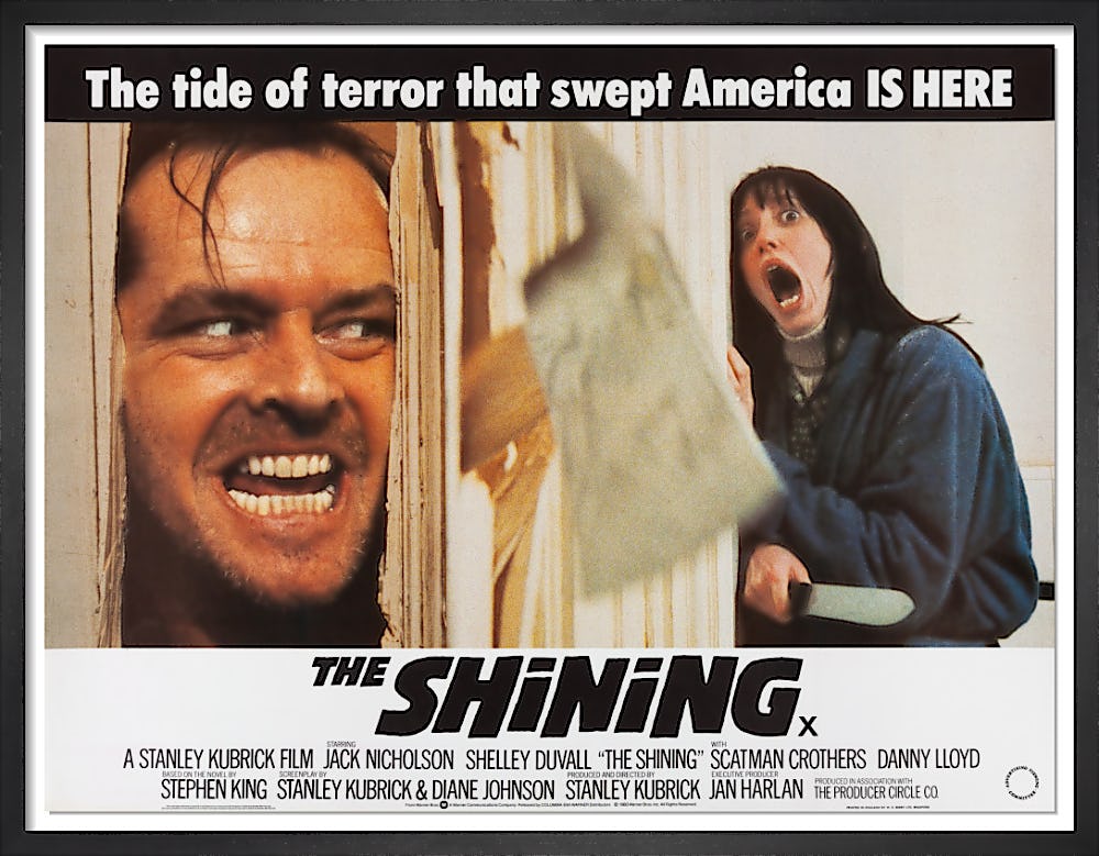 RARE: 'The Shining', original 1980 film poster