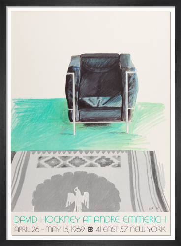 Mount Fuji And Flowers 1972 Rare Poster By David Hockney King Mcgaw