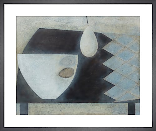 Table with Bowl, Eggs and Pear by Vivienne Williams