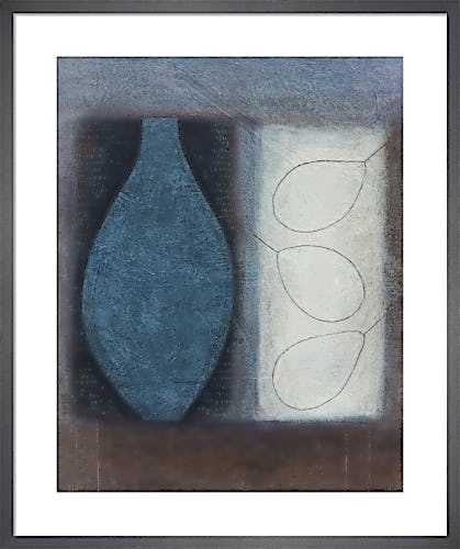 Blue Flask with Three Pears by Vivienne Williams