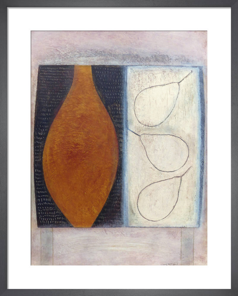 Flask with Three Pears