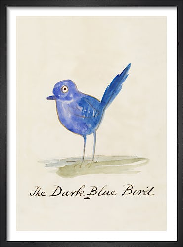 The Dark Blue Bird by Edward Lear
