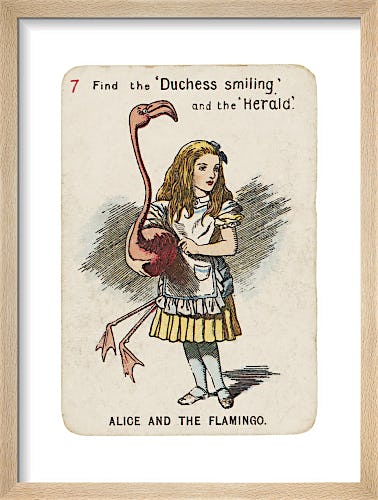 Alice and the Flamingo by Sir John Tenniel