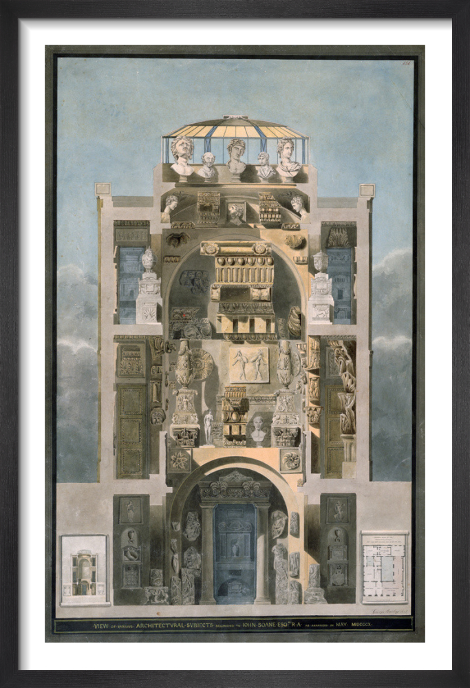 Sectional perspective of the Dome area looking east