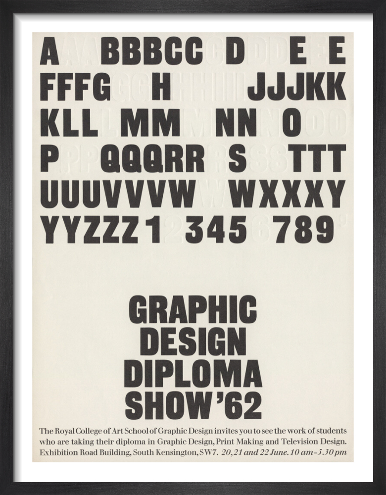 RCA Graphic Design Diploma Show, 1962