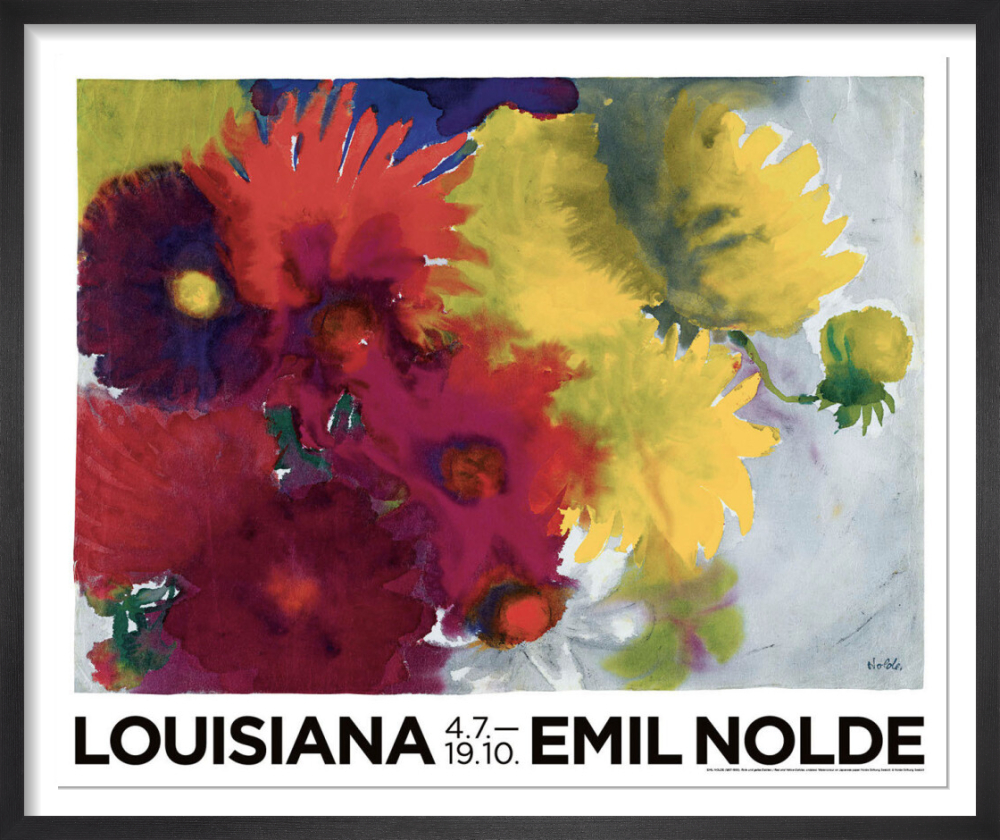 Red and Yellow Dahlias