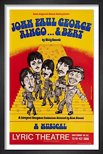 John, Paul, George, Ringo... & Bert by Rare Theatre Posters