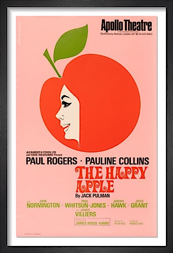 The Happy Apple by Rare Theatre Posters