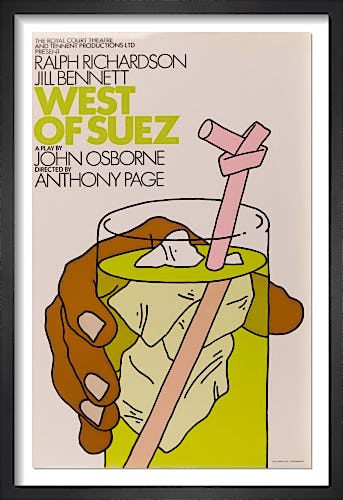 West Of Suez by Rare Theatre Posters