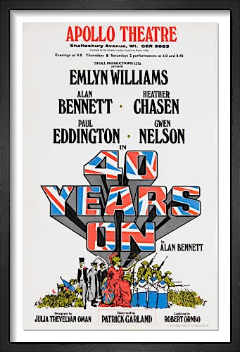 Forty Years On by Rare Theatre Posters