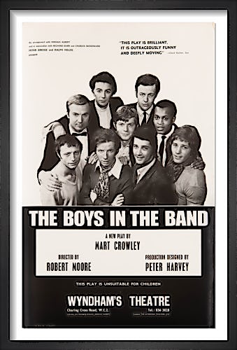 The Boys in the Band by Rare Theatre Posters