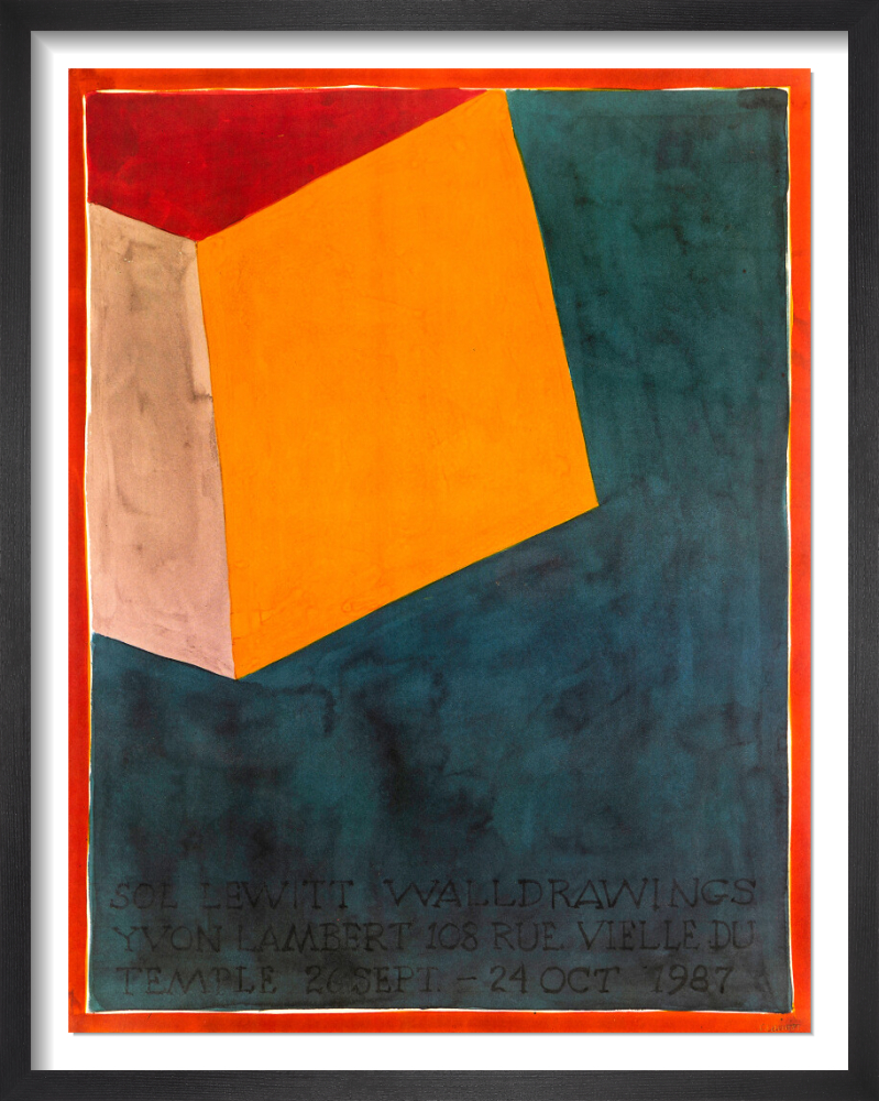 Homage to the Square: Yellow Climate, 1961 Poster by Josef