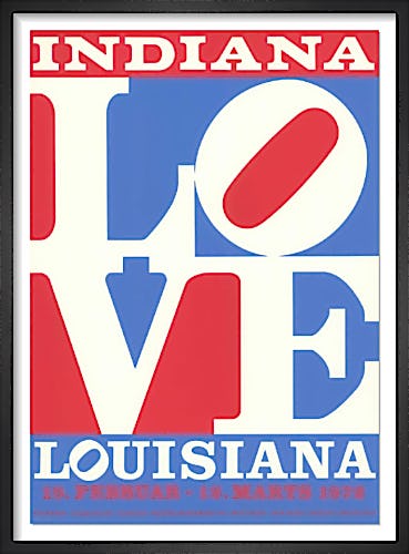 LOVE, 1972 by Robert Indiana