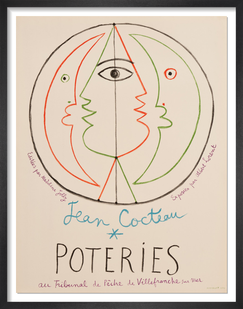 “Adam & Eve” by Jean Cocteau Poster 1989 Adam & Eve” by Jean Cocteau Poster 1989 - メルカリ
