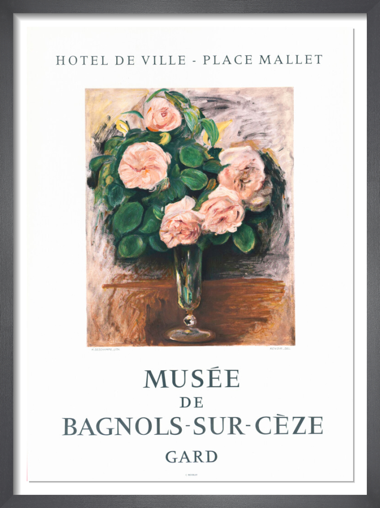 Roses dans un Verre - Musée De Bagnols-Sur-Cèze, 1960