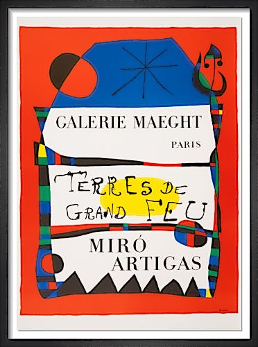 Terres de grand feu, 1956 by Joan Miró