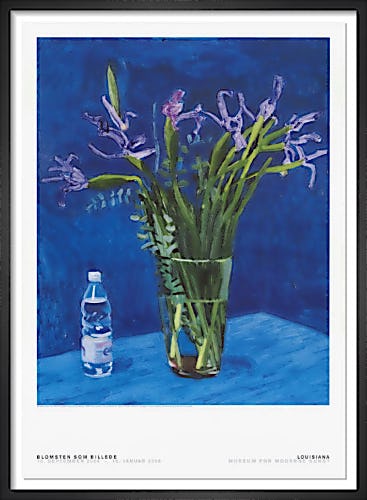 Iris With Evian Bottle, 1998 by David Hockney