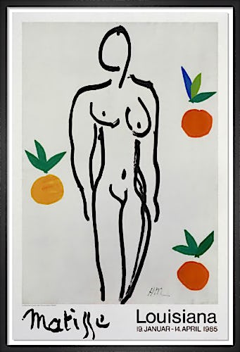 Model and Oranges, 1953 by Henri Matisse