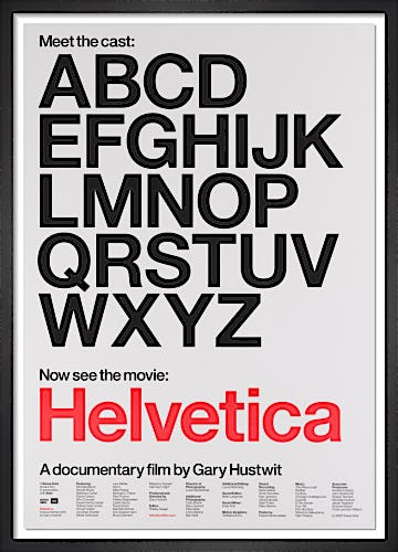 Helvetica, 2007 by Rare Cinema Collection