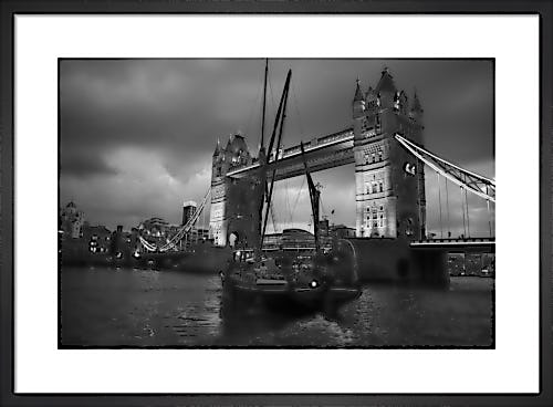 Thames Barge up to Tower Bridge by Niki Gorick