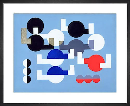 Composition of Circles and Overlapping Angles, 1930 by Sophie Taeuber-Arp