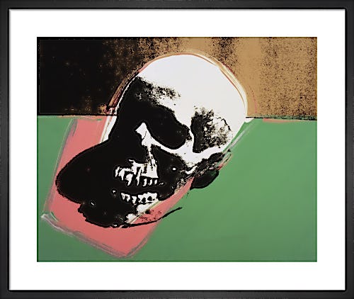Skull, 1976 (green and pink) by Andy Warhol